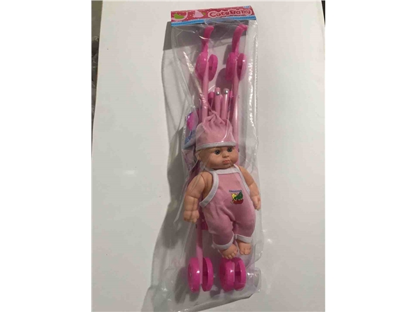 8-inch expression doll with cart