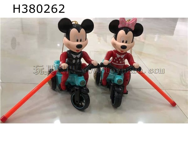 Electric tricycle Mickey / Minnie (mixed) with action lanterns