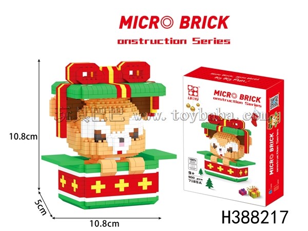Christmas Duffy bear building blocks 900pcs