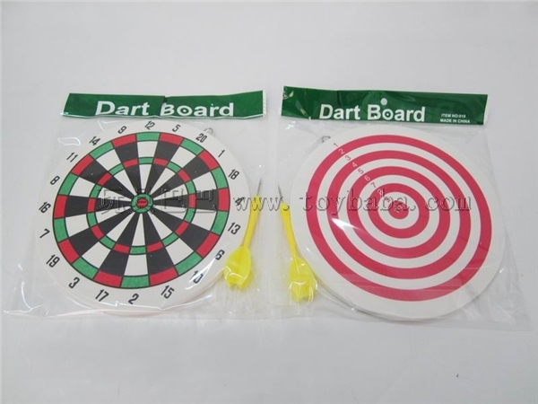 Medium size white dart board, fly the toy 19 cm in diameter