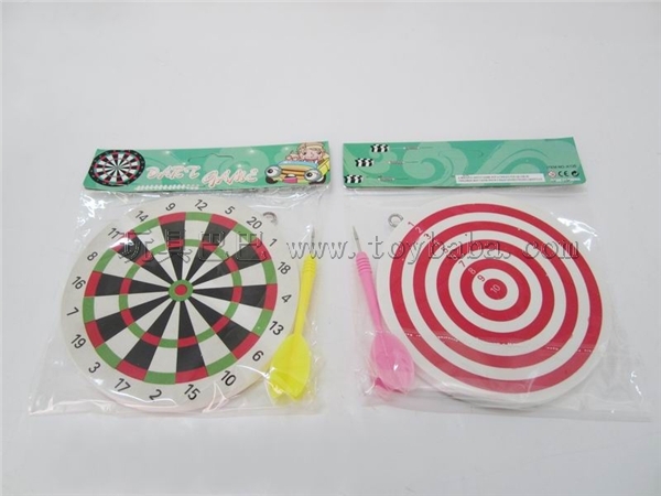 Small white dart board, fly the toy 13.5 cm in diameter