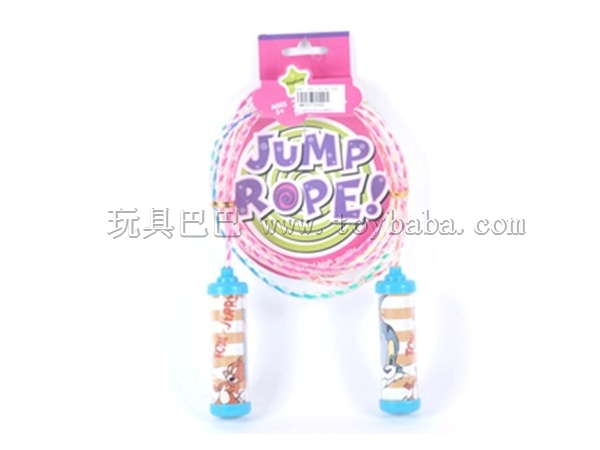 2.3 meters of 7 colour Tom cat jumping rope