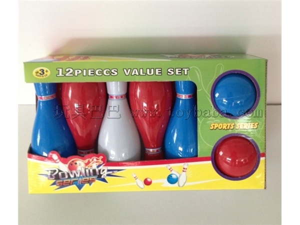 8 inch PVC solid color bowling suit toys
