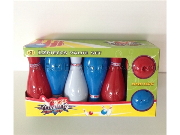 9 inch PVC solid color bowling suit toys