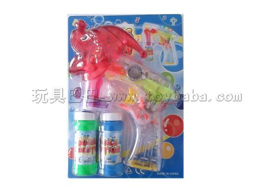 Flash, music, two bottles of water electric bubble gun (mermaid)