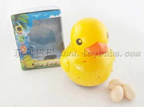 Electric universal light and music big yellow duck eggs