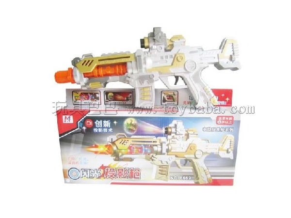 Electric rolling guide shadow gun ( Chinese version )