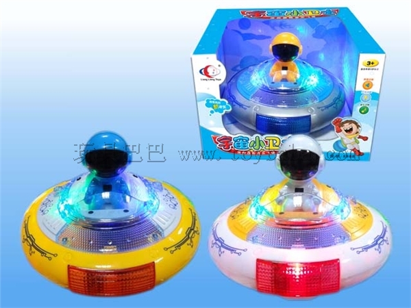 Electric universal flying saucer with light and music (Chinese)