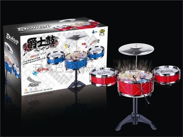 Electric (vibration) drumming suits with light music drum (3) in Chinese