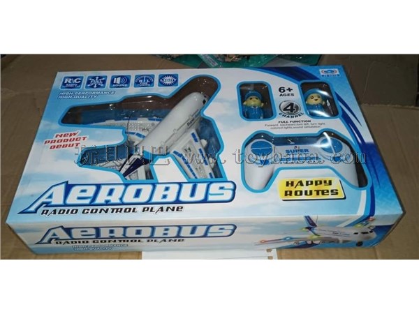 Four way remote control aircraft with light and sound