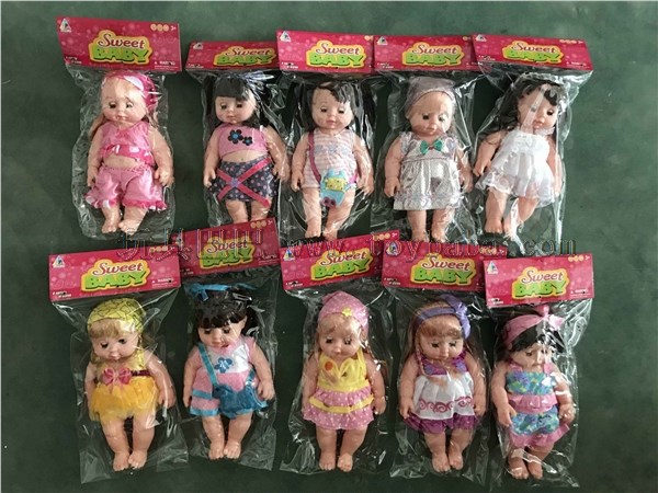 Fat children’s doll 10 mixed clothes