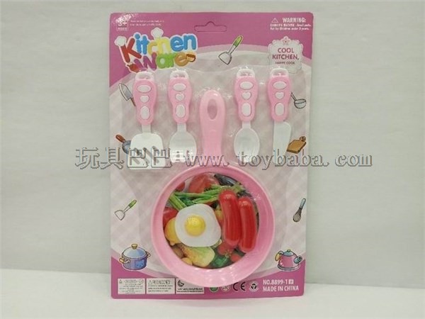 Family tableware kitchenware pink suction board set