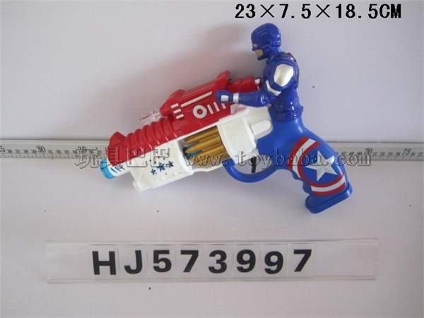 Captain America vibrating gun