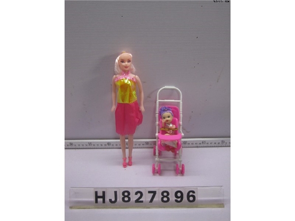 Barbie three inch BB car