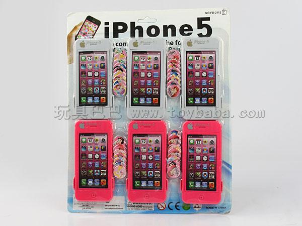 Beautiful princess mobile phone iphone 5 pairs of launch