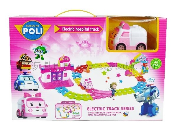 Robocar poli robot electric track toy version Q deformation super cute Taobao express selling hot