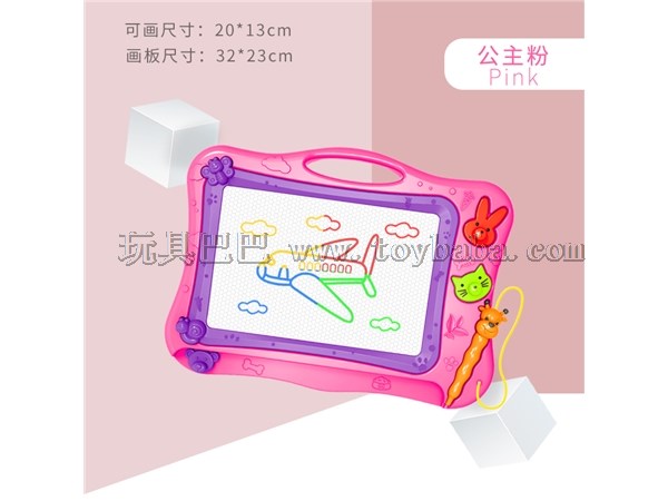 Color magnetic seal animal drawing board (Chinese / English version)