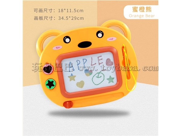 Children’s color magnetic seal bear drawing board (Chinese / English version)