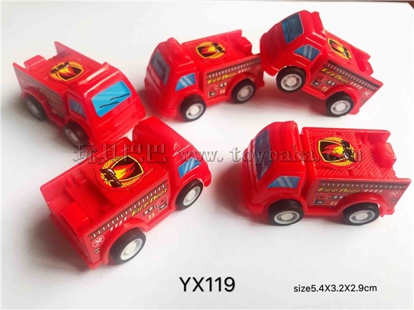 Labeling solid color Huili fire engineering vehicle