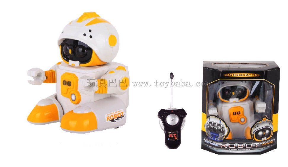 Remote control music flash multi-functional robot voice