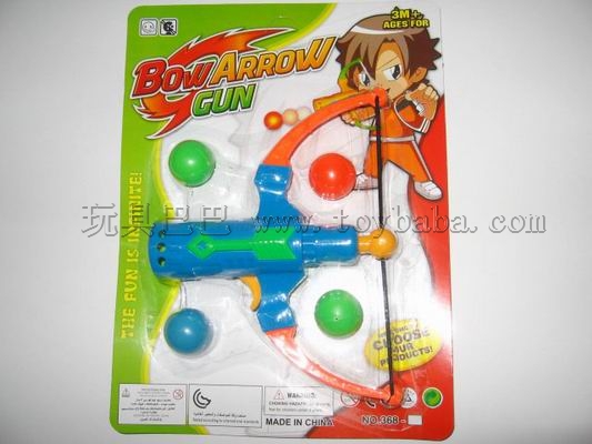 Bow and arrow table tennis toy guns