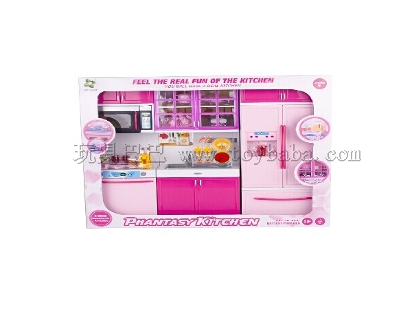 Pink kitchen set (no paint)