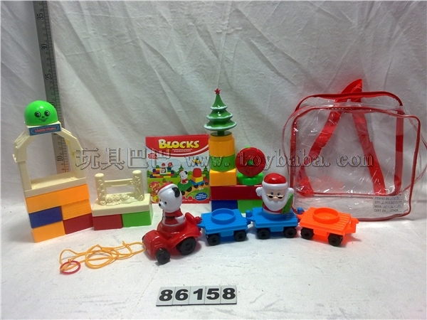 Backpack puzzle Christmas building block