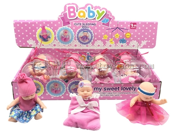 6-inch cute sleeping doll 3 models 8 display boxes