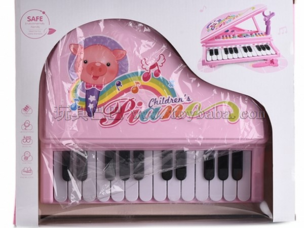 Simulation piano model toy Educational early education musical instrument toy cartoon pattern