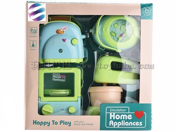 Electric small household appliances combination set simulation electrical model toys educational and family toys