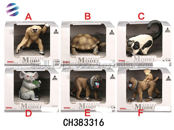 Wild animal model toys a variety of animal optional ornaments animal toys