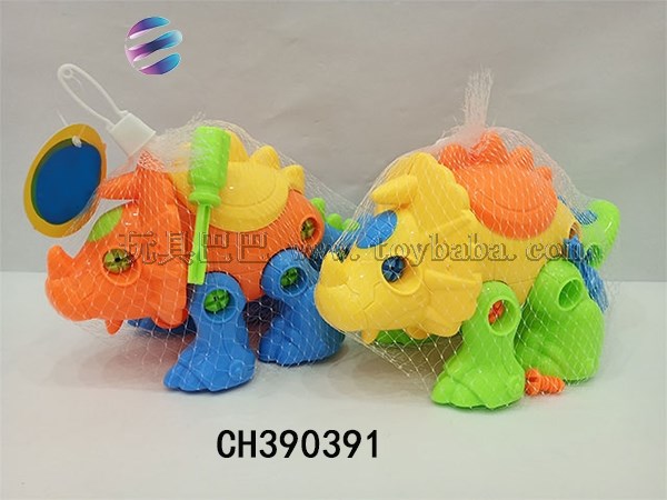 Disassembly and assembly of dinosaur puzzle self-contained toys and children’s intelligence development