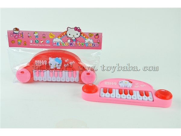 Hello Kitty music light ten harpsichord (mixed red and pink)