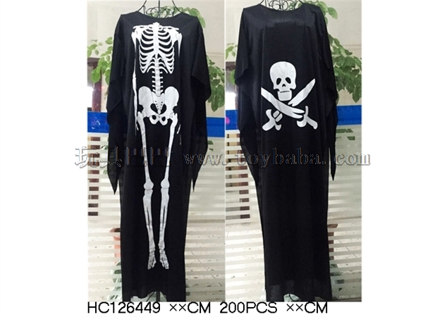 120 cm adult skeleton clothes With thick cloth