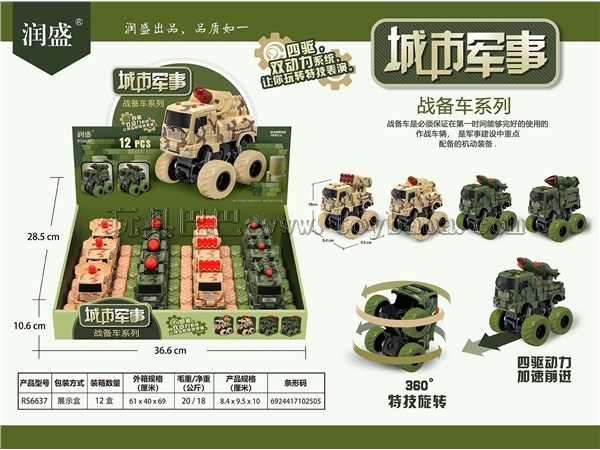 Inertial stunt city military station standby vehicles (12)