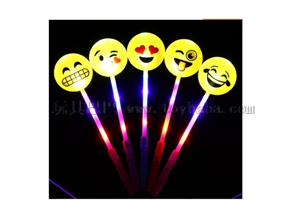 Creative luminous smiling face flash night market children’s toy supply wholesale