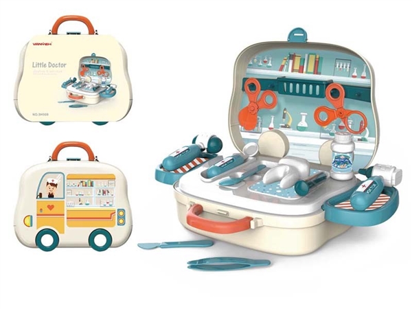 Portable medical vehicle set