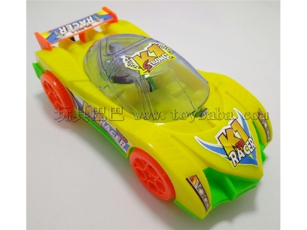 Pull light cartoon car with light (sugar can be loaded)