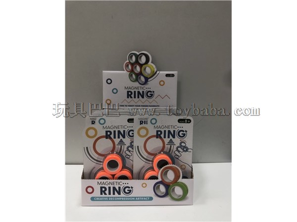 Reduced pressure ring gyroscope (6 magnets per grain)