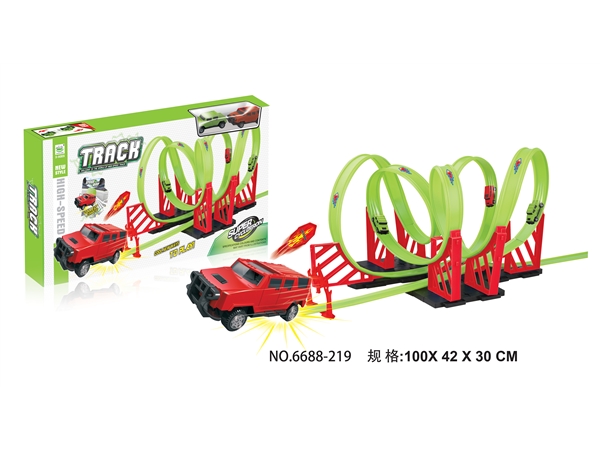 Return track toy car