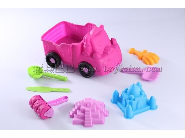 Summer children’s engineering vehicle set water and sand digging toys