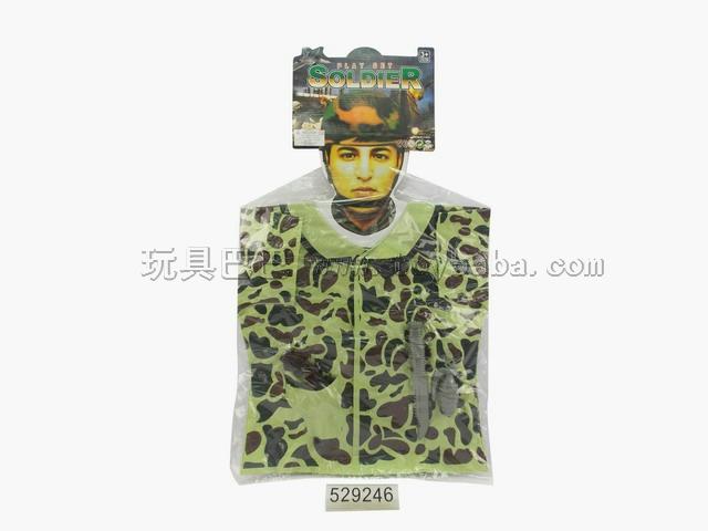 Short sleeve (PVC) ordinary soldier military fatigues