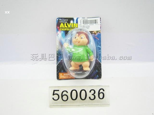3 inch Alvin and the chipmunks(4styles)