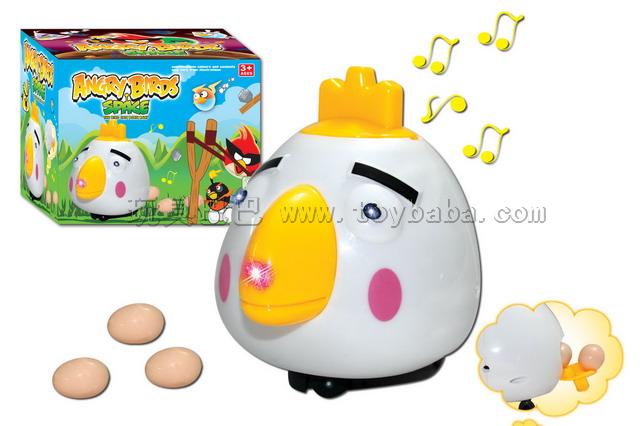 Electric eggs angry birds with light music (not package)