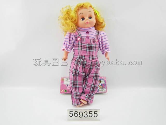 14 inches of female doll