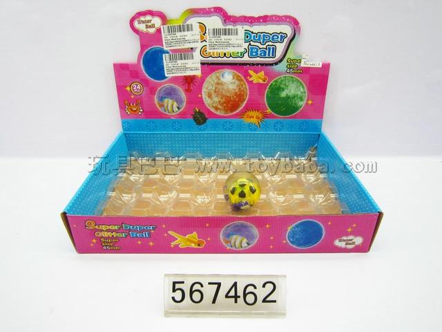 4.5 CM flash bounce the ball star football / 24 PCS (6 p, 62115, India and EN71 certificate)