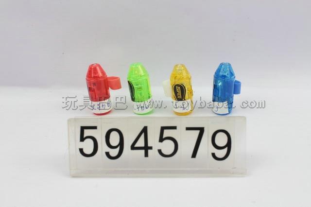 Pad printing an arrow finger lights red, yellow, blue, green (single lamp) /