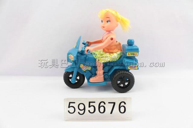 Inertial motorcycle ride doll / 3COLORS