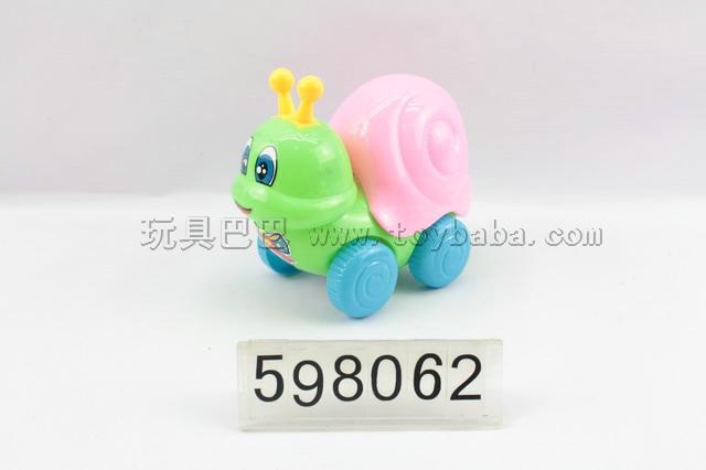 Pull snail with bell / 2 color