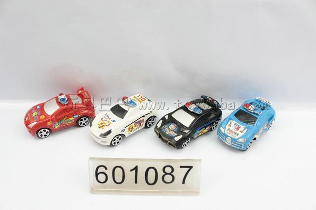 Pull back police car / four models 4colors